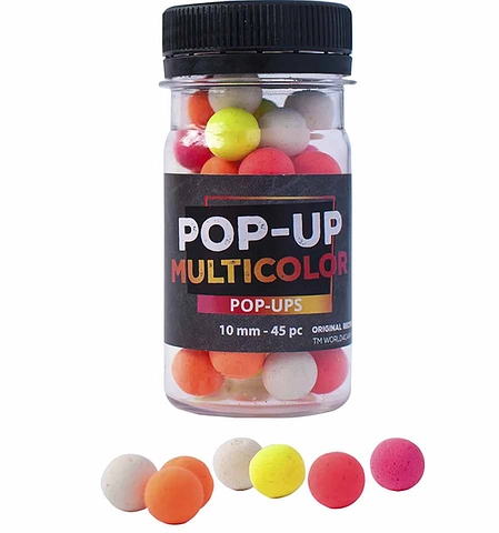Поп-ап бойли World4Carp Multicolor, 10 мм
