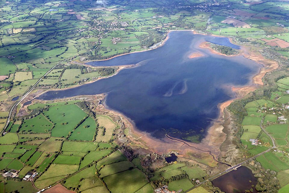 Chew Valley Lake south of Bristol