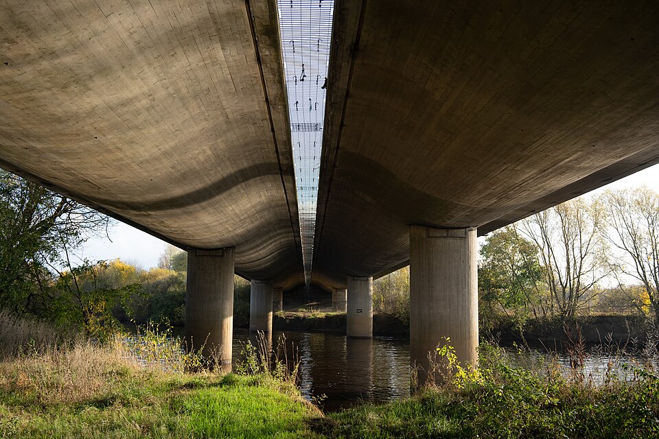 Bishopthorpe Bridge over the River Ouse near York