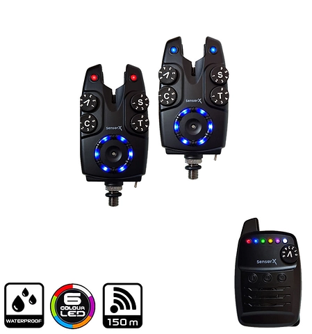 Набір сигналізаторів клювання World4Carp Sensor X 2+1