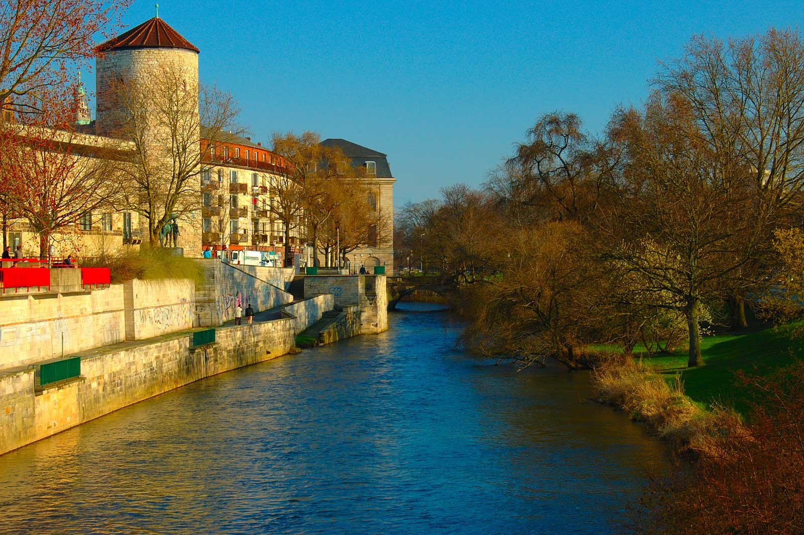 Leine in der Innenstadt von Hannover