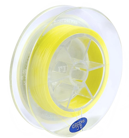 Плетёный шнур World4Carp X Line PE 150 м 0,10 мм жёлтый