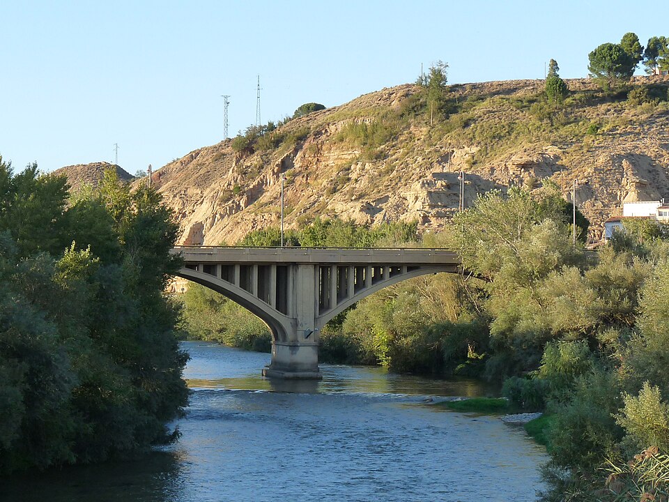 Puente sobre el río Cinca en Fraga